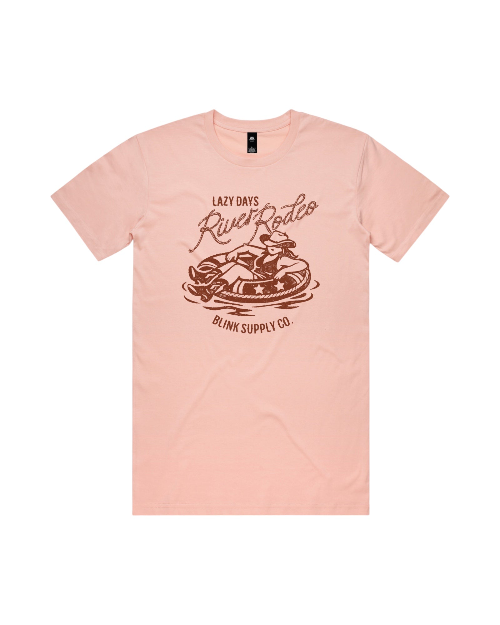 Blink Supply Co. pale pink cotton t-shirt with