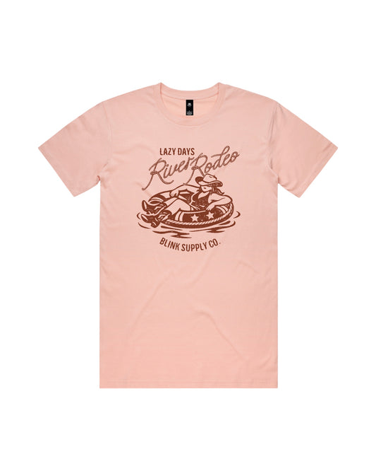 Blink Supply Co. pale pink cotton t-shirt with